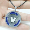 Fortnite V Bucks Metal Pendant Necklace